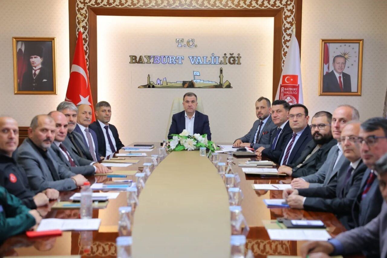 Bayburt Valisi Mustafa Eldivan başkanlığında, 2025 Yılı İl Su Kurulu