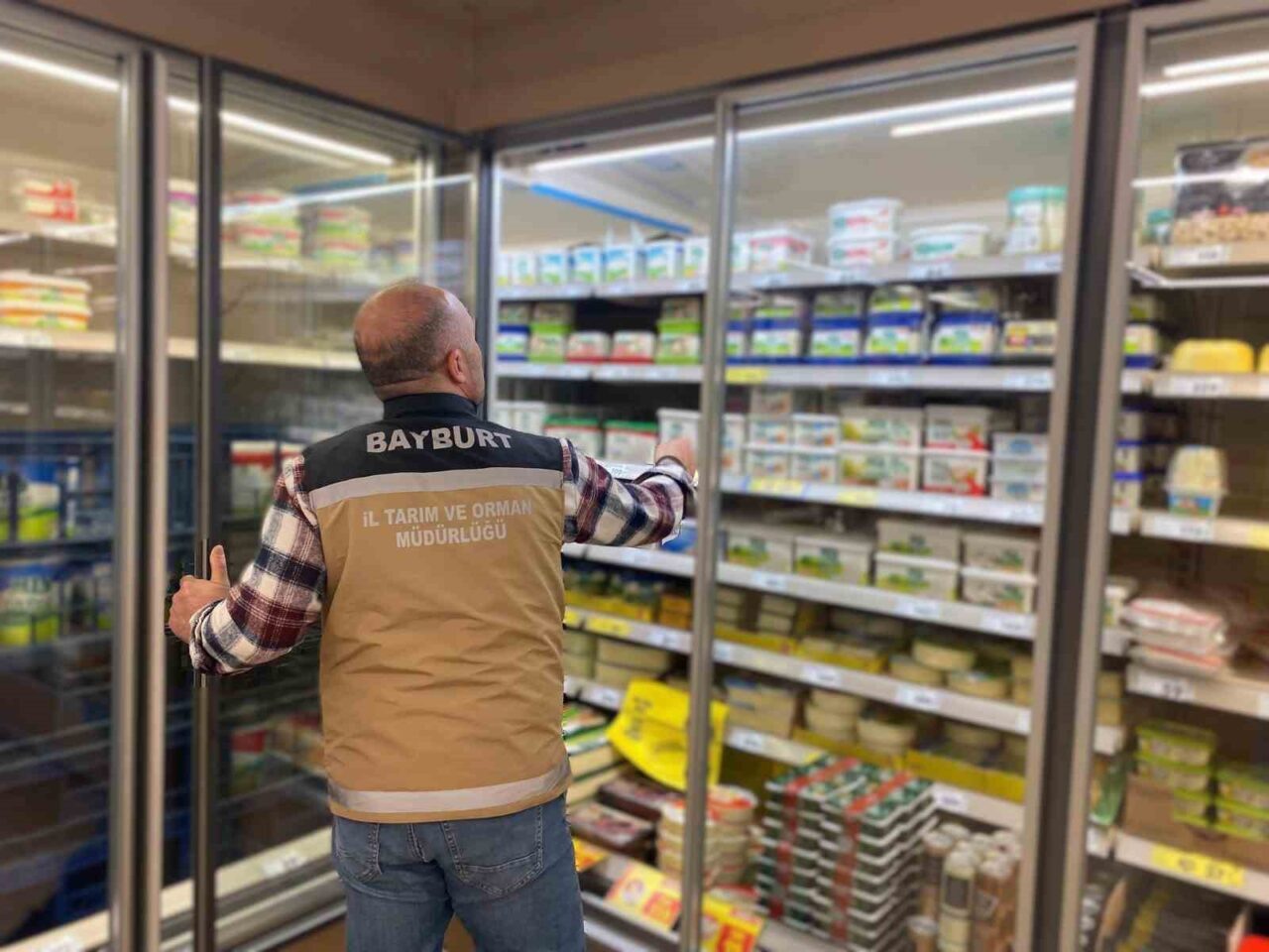 Bayburt İl Tarım ve Orman Müdürlüğü tarafından gıda denetimleri yapılmaya