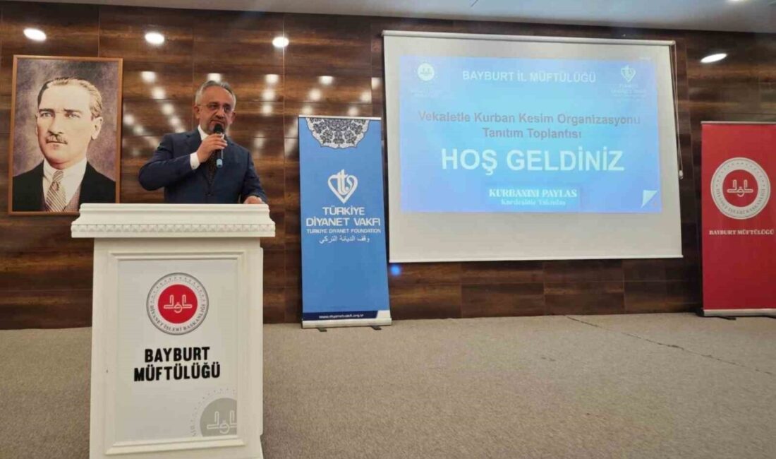 Bayburt Müftülüğü, 2025 Yılı Vekâlet Yoluyla Kurban Kesim Organizasyonu Tanıtım