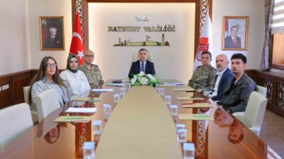 Bayburt’ta Asayiş ve Bilgilendirme Toplantısı yapıldı. Bayburt Valiliği’nde gerçekleşen toplantıda,