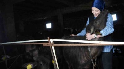 Bayburtlu genç kadın girişimci Şafak Eraslan, devletten aldığı 100 bin