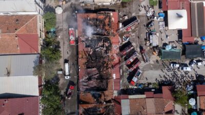 Erzincan Belediyesinden Buğday Meydanında meydana gelen yangına ilişkin basın açıklaması
