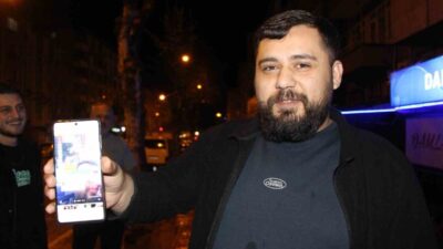 Amasya’da cep telefonuyla canlı yayında oyun oynayan gencin önünde bulunduğu