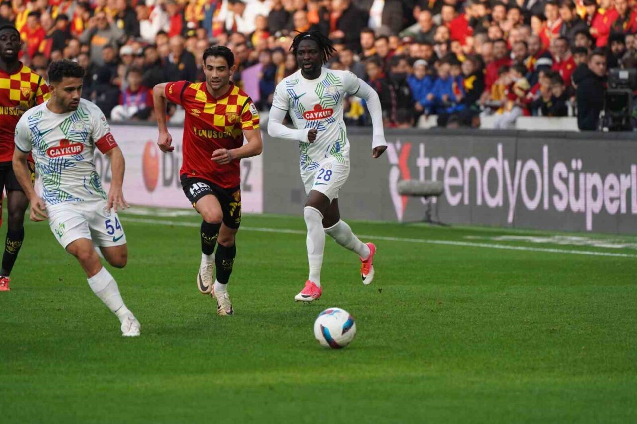 Çaykur Rizespor Süper Lig’de yarın sahasında karşılaşacağı Göztepe ile ligde