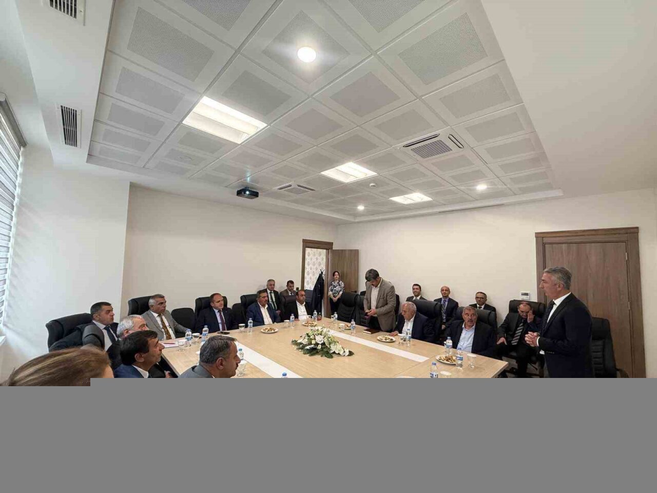 Erzincan Çevre, Şehircilik ve İklim Değişikliği İl Müdürlüğü toplantı salonunda