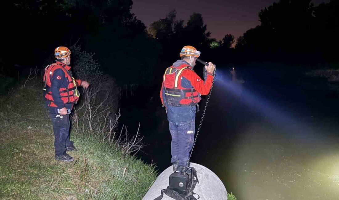 Sakarya’nın Erenler ilçesinde gece saatlerinde Sakarya Nehri’ne düşen 35 yaşındaki