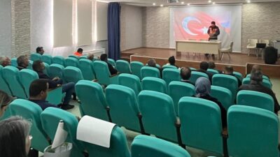 Kurban Bayramı’na az bir zaman kala Demirözü’nde muhtarlara ve çiftçilere