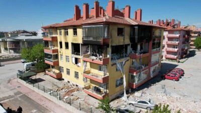 Konya’da apartmanda yaşanan doğalgaz patlaması ve sonrasında çıkan yangında ortaya