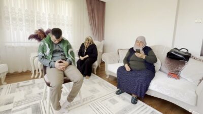 Erzincan’da down sendromlu Abdulhamit Uğur Özcan (21) asker uğurlamasıyla uğurlanarak