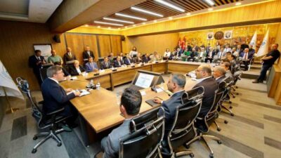 Erzincan Valisi Hamza Aydoğdu başkanlığında; ilgili kurum müdürleri, ilçe belediye