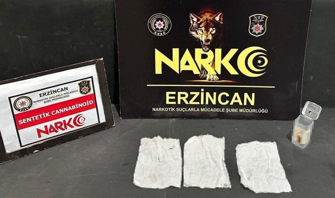 Erzincan İl Emniyet Müdürlüğü Narkotik Suçlarla Mücadele Şube Müdürlüğü ve