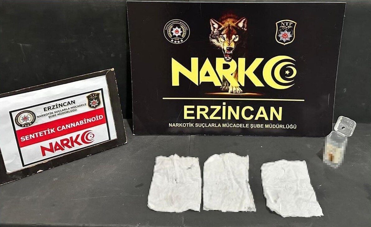 Erzincan İl Emniyet Müdürlüğü Narkotik Suçlarla Mücadele Şube Müdürlüğü ve