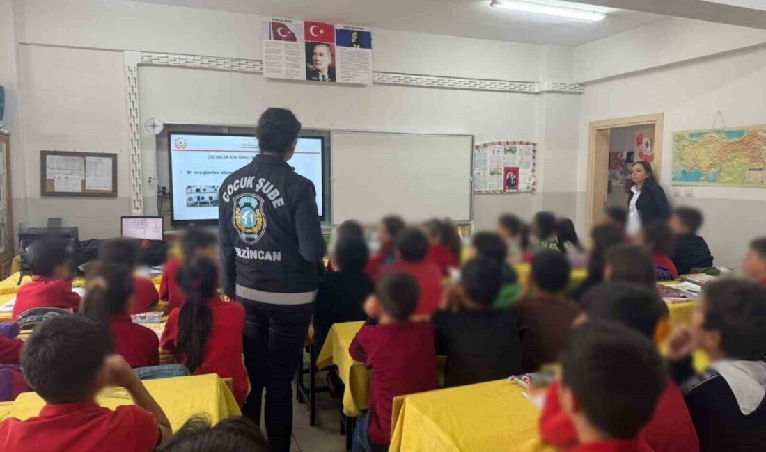 Erzincan İl Emniyet Müdürlüğü Çocuk Şube Müdürlüğü koordinesinde Siber Suçlarla