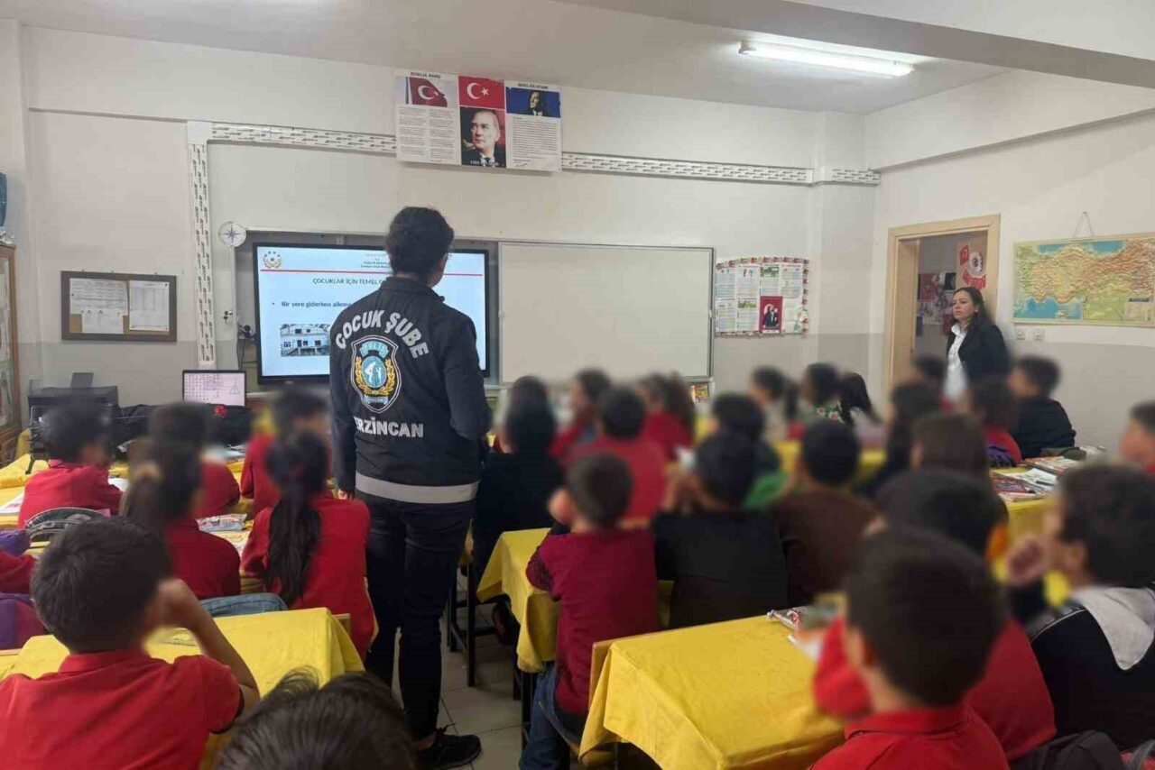 Erzincan İl Emniyet Müdürlüğü Çocuk Şube Müdürlüğü koordinesinde Siber Suçlarla