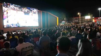 Erzincan’da basketbol severler, EuroLeague Finali’nde Fenerbahçe Beko’yu desteklemek için dev