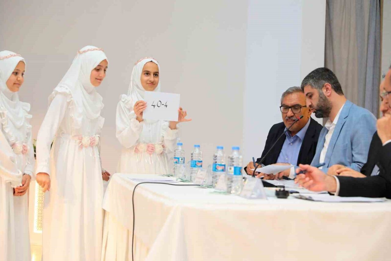 Erzincan’da Hadis-i Şerif Ezberden Okuma Yarışması 40 hadis-i Şerif, 80