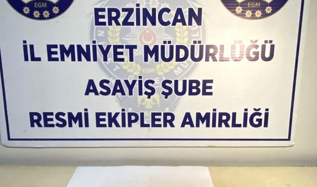 Erzincan’da polis ekiplerince gerçekleştirilen aramada uyuşturucu madde ele geçirildi. Erzincan