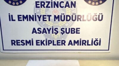 Erzincan’da polis ekiplerince gerçekleştirilen aramada uyuşturucu madde ele geçirildi. Erzincan