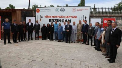 Erzincan’da 21-27 Mayıs Türk Mutfağı Haftası münasebetiyle düzenlenen programda Erzincan’ın