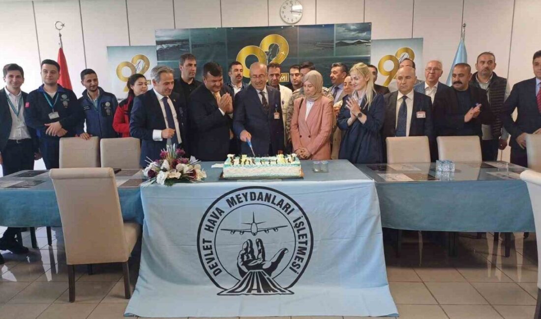 Devlet Hava Meydanları İşletmesi’nin 92. kuruluş yıl dönümü Erzurum Havalimanı’nda