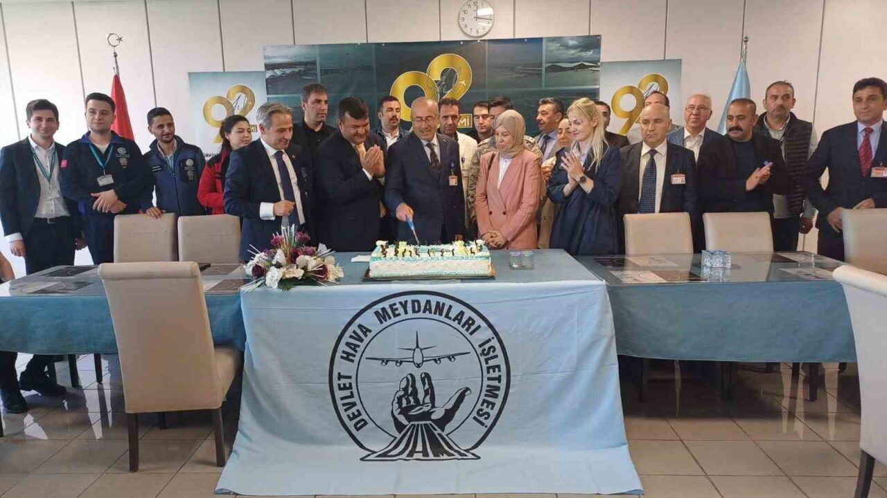 Devlet Hava Meydanları İşletmesi’nin 92. kuruluş yıl dönümü Erzurum Havalimanı’nda