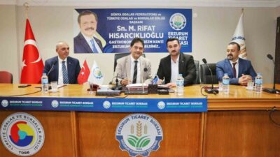 Erzurum Ticaret Borsası ile Ağrı Ticaret Borsası arasında, iki il