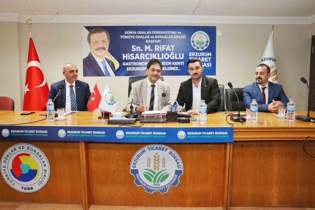 Erzurum Ticaret Borsası ile Ağrı Ticaret Borsası arasında, iki il