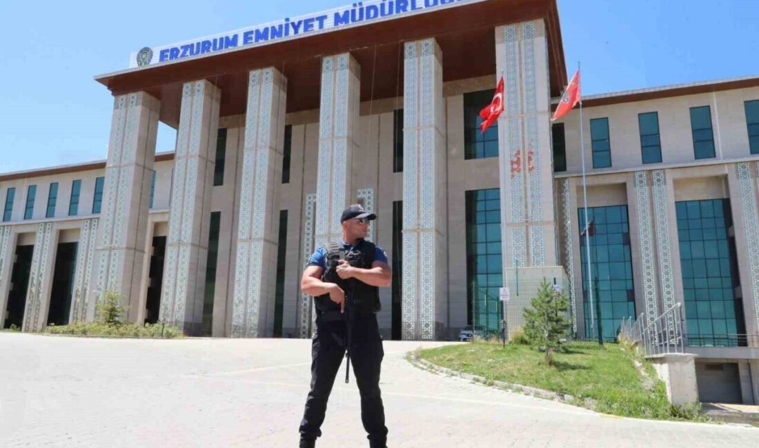 Erzurum polisi 2025 Nisan ayı içinde yaptığı denetimlerde 141 bin