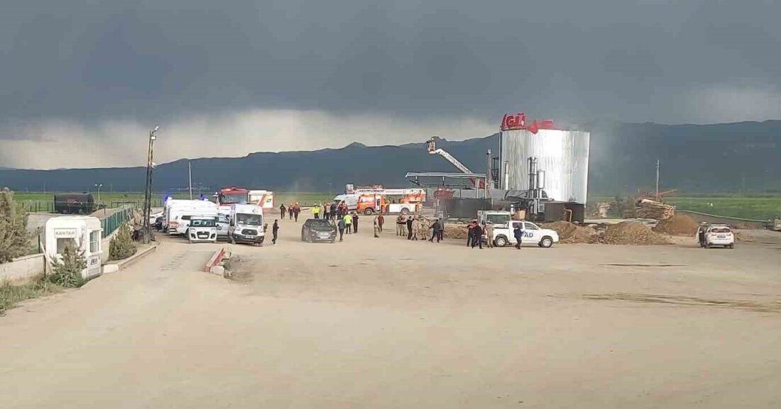 Erzurum’un Pasinler ilçesinde bulunan Güven Asfalt tesislerinde patlama meydana geldi.