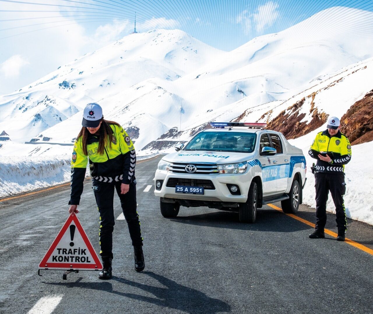 Erzurum’da polis sorumluluk bölgesinde 2025 yılının Nisan ayında 109 ölümlü-yaralamalı