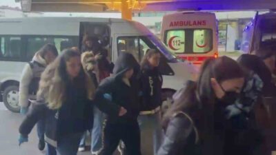 Erzurum’da polis ekiplerinin yaptıkları eş zamanlı operasyonda fuhuş yapmaya zorlandığı