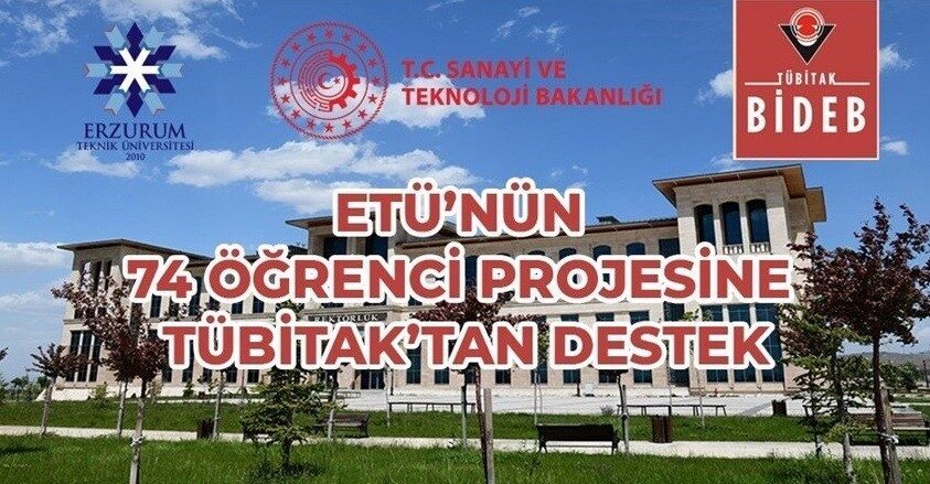 ETÜ’ 74 öğrenci projesine destek aldı TÜBİTAK Bilim İnsanı Destek Programları Başkanlığı (BİDEB) tarafından yürütülen “2209-A