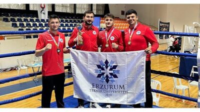 Erzurum Teknik Üniversitesi Muay Thai Takımı Türkiye Şampiyonası’ndan büyük başarıyla