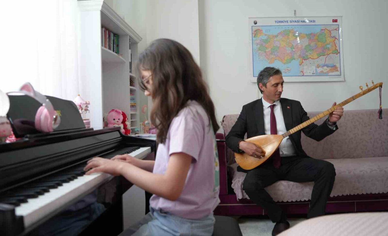 Bayburt’ta kalp rahatsızlığı nedeniyle evde öğrenim gören 10 yaşındaki Nursima