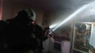 Erzurum’da bir apartmanın 6’ıncı katında meydana gelen yangın korkuttu. Erzurum’un