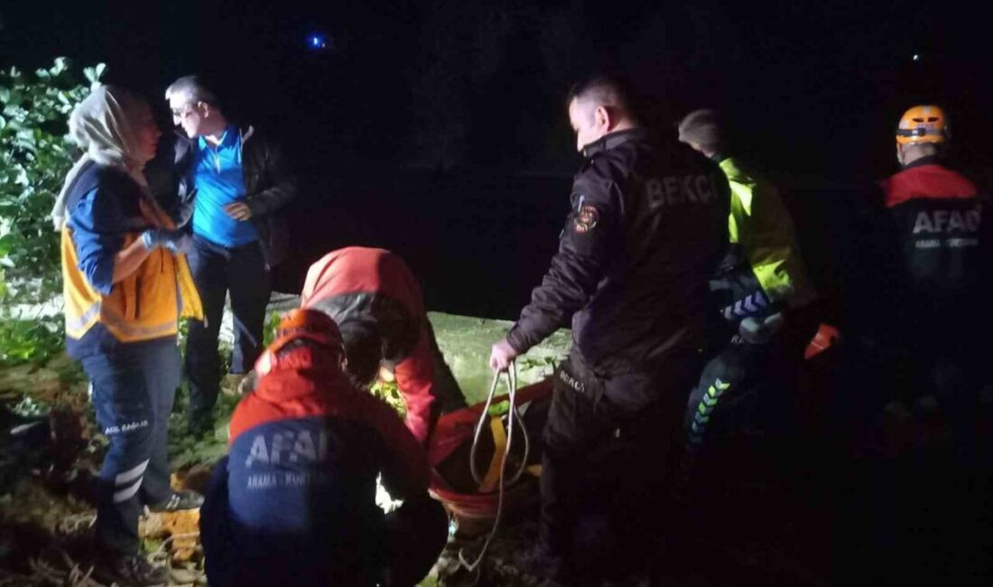 Giresun’un Espiye ilçesinde dereye devrilen minibüsün sürücüsü hayatını kaybetti. Espiye