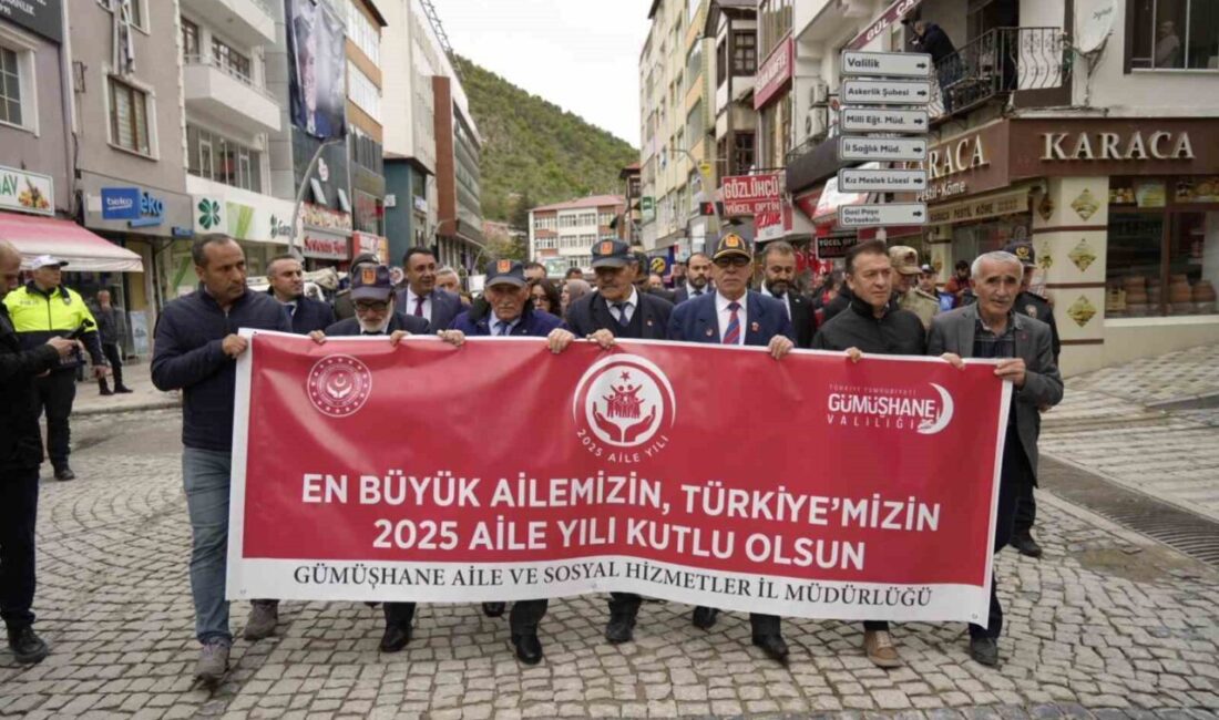 Gümüşhane’de 2025 Aile Yılı kapsamında ’15 Mayıs Aile Günü Kortej
