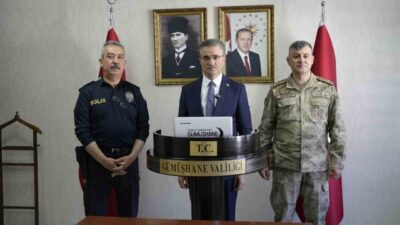 Gümüşhane’de Nisan ayı asayiş ve güvenlik istatistikleri bir önceki yılın