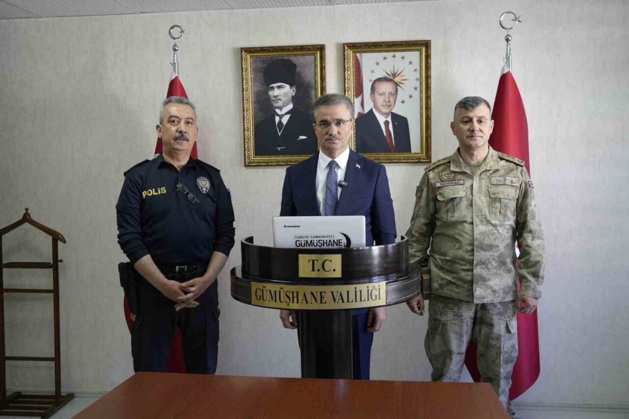 Gümüşhane’de Nisan ayı asayiş ve güvenlik istatistikleri bir önceki yılın