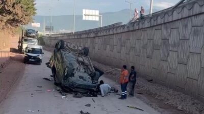 Kuzey Marmara Otoyolu Kocaeli geçişinde seyir halinde olan hafif ticari