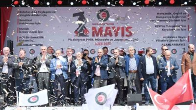 Hak İşçi Sendikaları Konfederasyonu (HAK-İŞ) Genel Başkanı Mahmut Arslan, 1