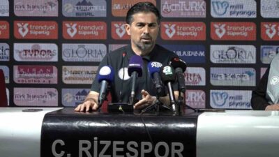 Çaykur Rizespor Teknik Direktörü İlhan Palut, Göztepe maçının ardından, “En