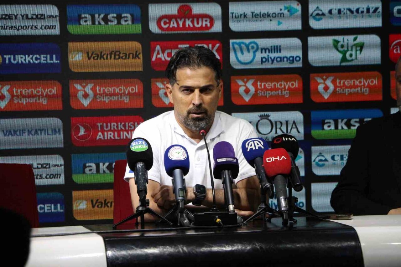 Çaykur Rizespor Teknik Direktörü İlhan Palut, Hatayspor maçının ardından yaptığı
