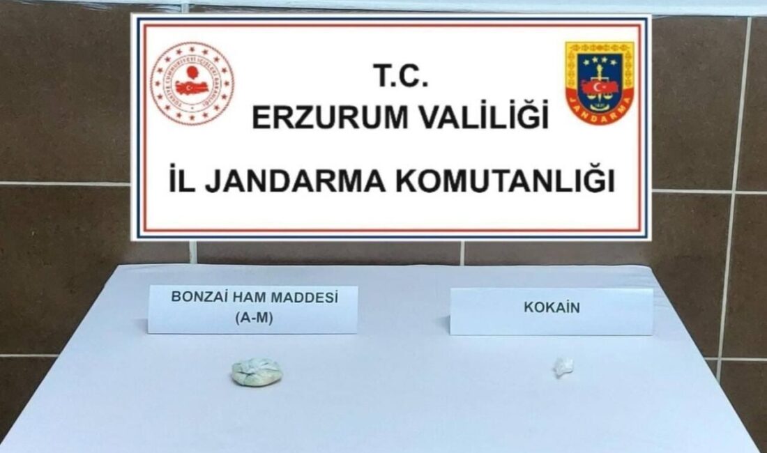 Jandarmadan uyuşturucu operasyonu Erzurum’da jandarma ekipleri tarafından yapılan operasyonda uyuşturucu ele geçirildi. Erzurum