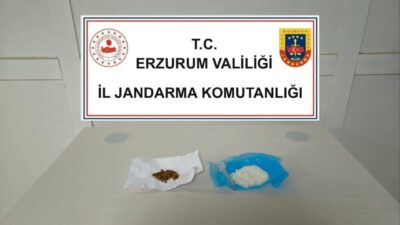 Erzurum İl Jandarma Komutanlığınca narkotik suçların önlenmesine yönelik sürdürülen çalışmalar