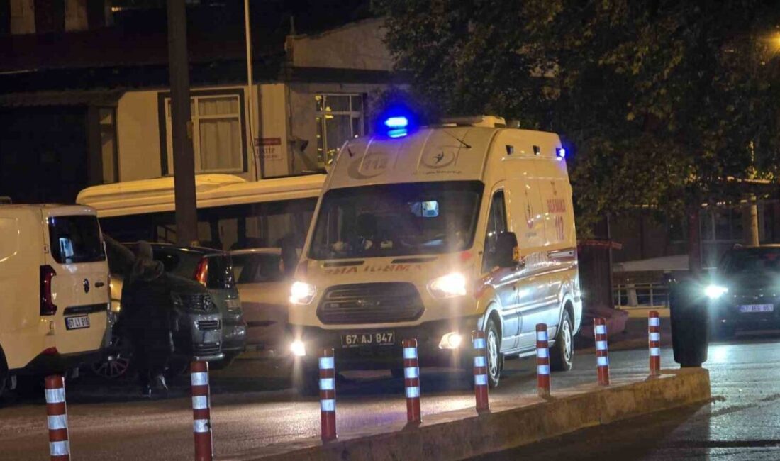 Zonguldak’ın Ereğli ilçesinde gece saatlerinde yürüyüş yapan bir kadın, dengesini