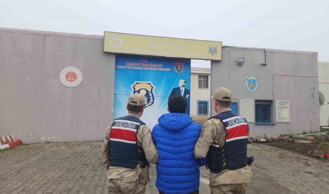 Kars’ta hakkında 3 yıl kesinleşmiş hapis cezası bulunan 1 kişi