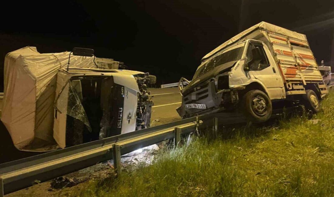 Kars’ta biri hayvan yüklü iki kamyonetin çarpıştığı kazada 3 kişi