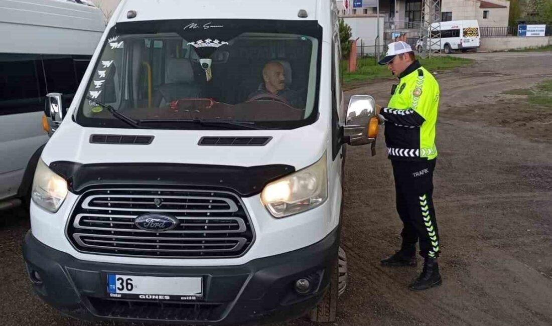 Kars genelinde öğrenci güvenliğini artırmak amacıyla okul servis araçlarına yönelik