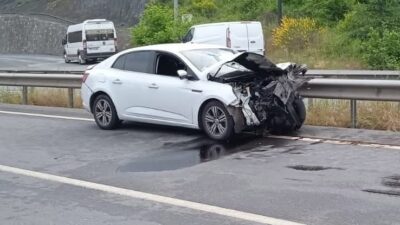 Zonguldak’ın Ereğli ilçesinde sabah saatlerinde meydana gelen trafik kazasında Ortacıspor